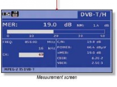 便携式模拟数字电视场强仪